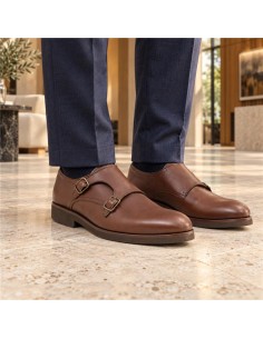 Light Brown leather monkstrap