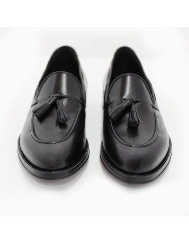 Mocassin de peau le noir KUROR-BLACK