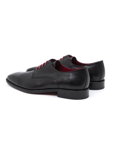 Derby de piel liso color negro