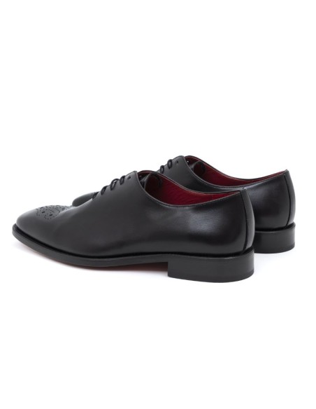 Black leather Oxford