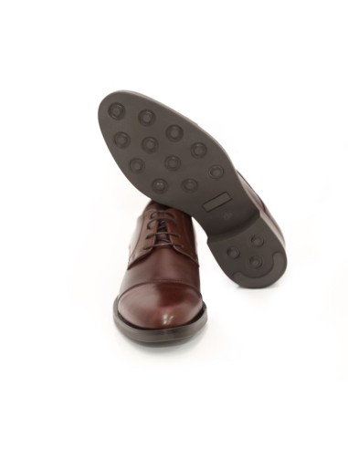 Derby de peau marron MANIR-BROWN