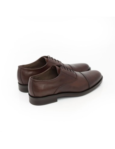 Oxford de peau marron MISANE-BROWN