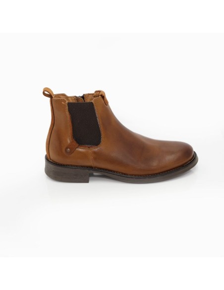 Light Brown leather chelsea boots