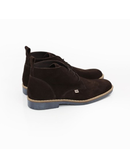 Bottine de peau marron MORLIS-TESTA