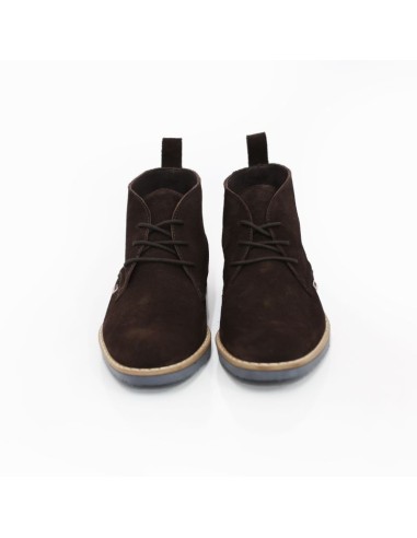 Bottine de peau marron MORLIS-TESTA