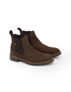 bottines chelsea suède marron NORBEL-BROWN