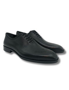 Black leather Oxford