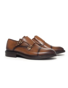 chaussure avec boucle de peau cuir OSVAN-CUERO