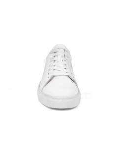 baskets de peau blanc TERLON-WHITE 2