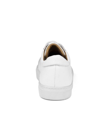 White leather sneakers