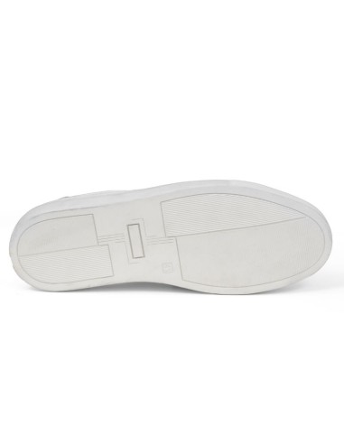 baskets de peau blanc TERLON-WHITE