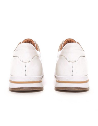 White leather sport shoe