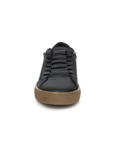 baskets de peau le noir VALIOR-BLACK 2