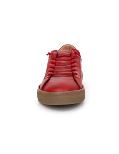 baskets de peau rouge VALIOR-RED 2