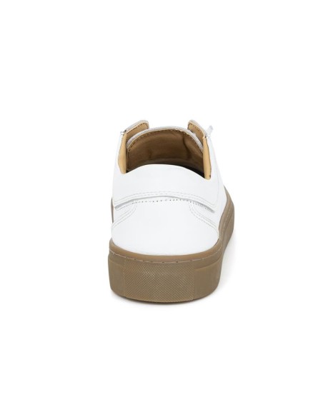 White leather sneakers
