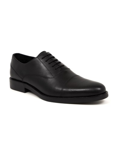 Black leather Oxford
