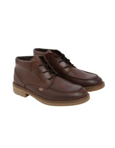 Bottine de peau marron VIRNAL-BROWN