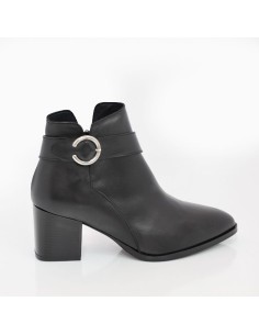 Black suede women's boots