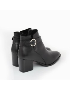 bottines femme suède le noir W-CAROLA-BLACK 2
