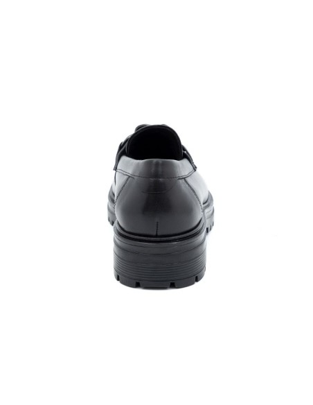 femmes mocassins de peau le noir W-CORUEL-BLACK