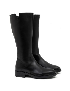 Botas de mujer de piel liso color negro 2