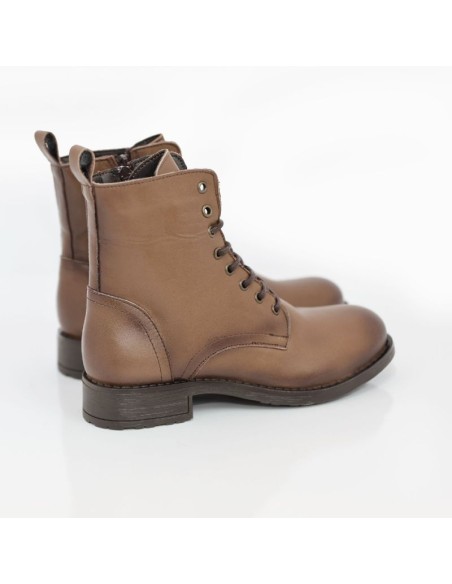 Light Brown leather women's boots