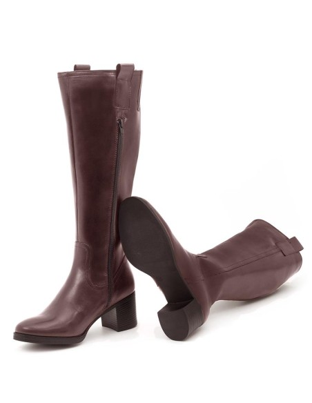 bottes femme de peau cuir W-FIANA-CUERO