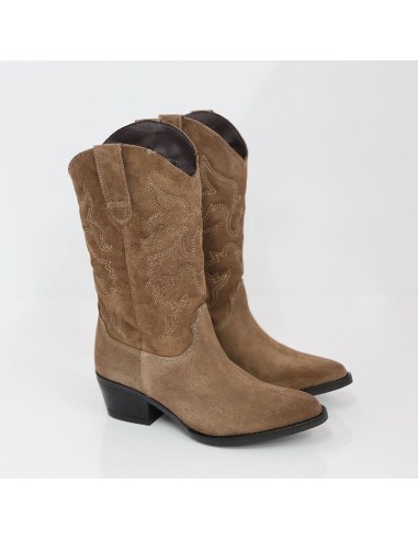 bottes femme suède cuir W-GREN-CUERO