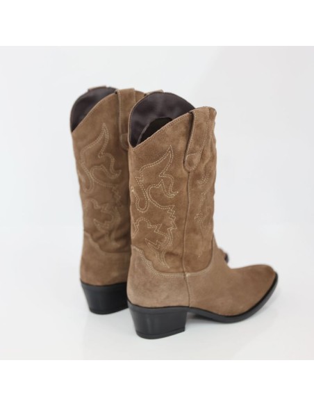 Light Brown suede Women's high boots