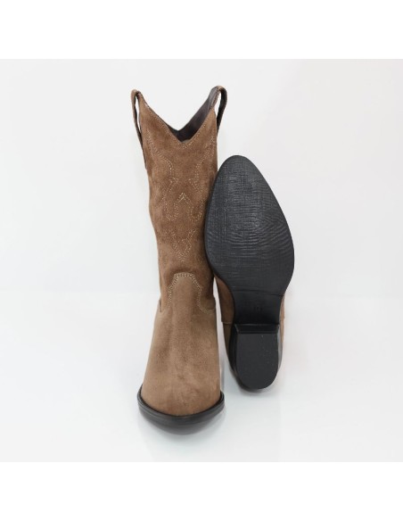 bottes femme suède cuir W-GREN-CUERO