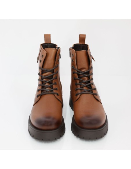 Light Brown leather Women's high boots