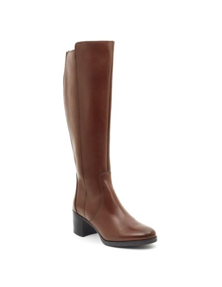 Light Brown leather Women's high boots