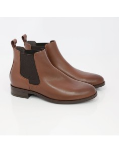 Light Brown leather women's boots