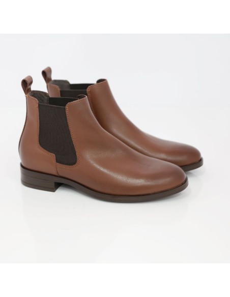 Light Brown leather women's boots