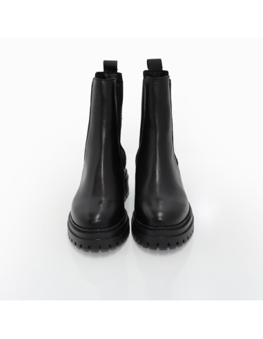 bottes femme de peau le noir W-RINBA-NEGRO
