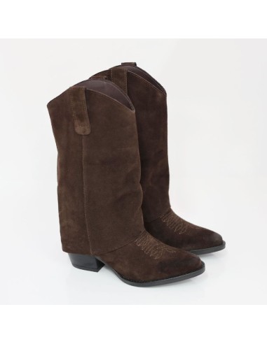 bottes femme suède marron W-SAMORI-MOKA