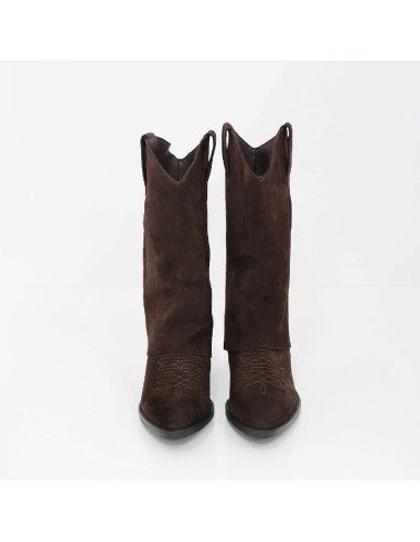 bottes femme suède marron W-SAMORI-MOKA