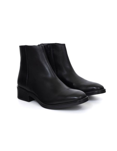 bottines femme de peau le noir W-UNARA-BLACK