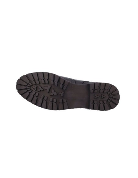 Black leather women's boots