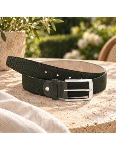 Ceinture suède vert B-SORTMEN-BOSQUE