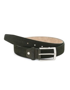 Green suede belt 2