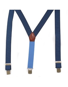 Blue elastic braces