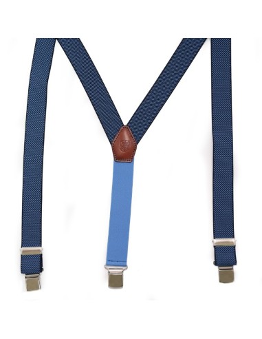Blue elastic braces