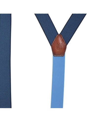 Blue elastic braces