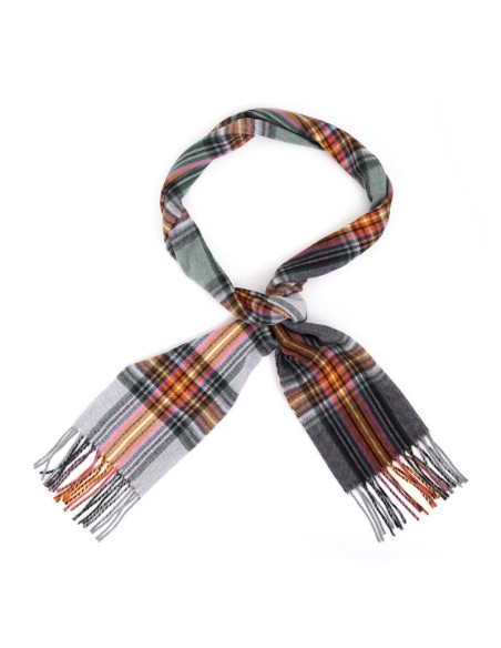 Grey Squared men's scarf