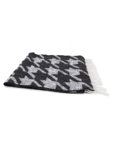 Black Printed men's scarf