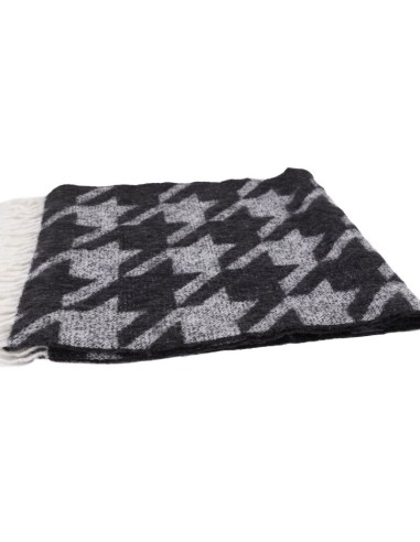 Black Printed men's scarf