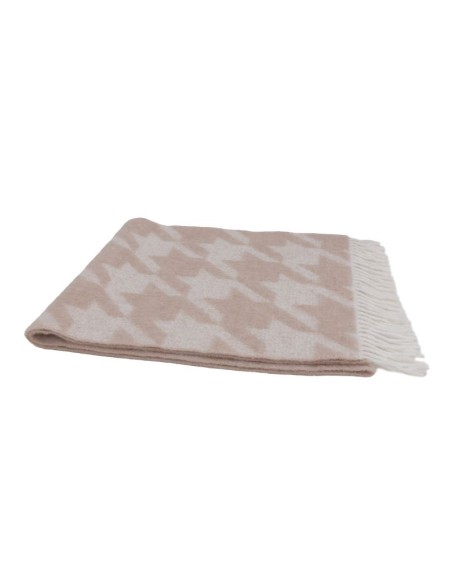 Foulard pour homme timbré beige BUF-MISPIGA-IVORY