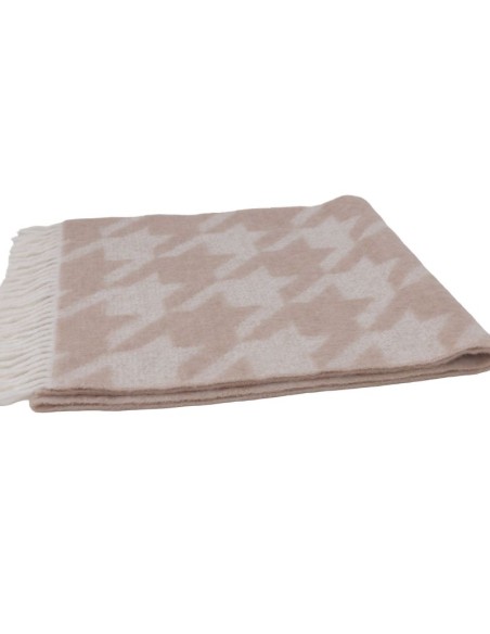 Beige Printed men's scarf