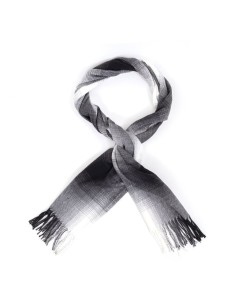 Foulard pour homme à carreaux le noir BUF-MURANO-BLACK 2